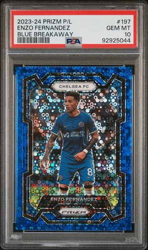 Enzo Fernandez 2024 Panini Prizm Blue Breakaway /99