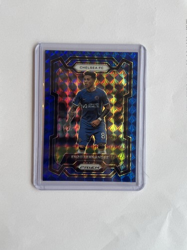 Enzo Fernandez 2024 Panini Prizm Blue Mosaic