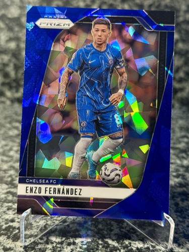 Enzo Fernandez 2024 Panini Prizm Chelsea Blue Colour Match 18/75