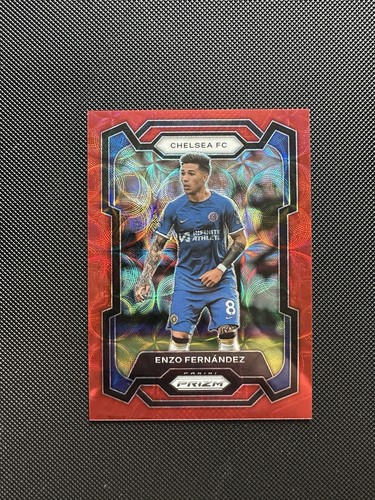 Enzo Fernandez 2023 Panini Prizm Premier League Red /30