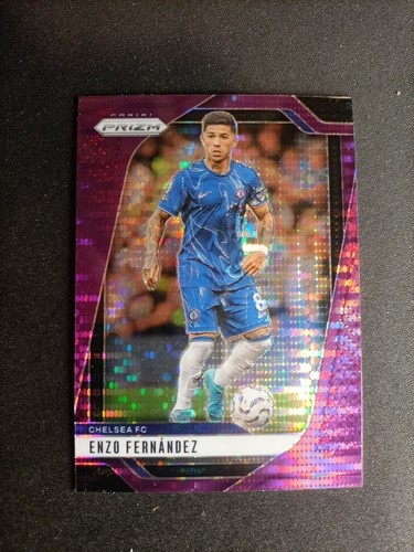 Enzo Fernandez 2024 Panini Prizm Purple Pulsar
