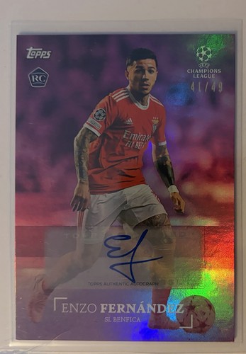 Enzo Fernandez 2022 Topps Simplicidad Purple /49