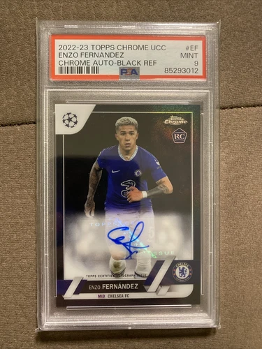 Enzo Fernández 2023 Topps Chrome Black /10