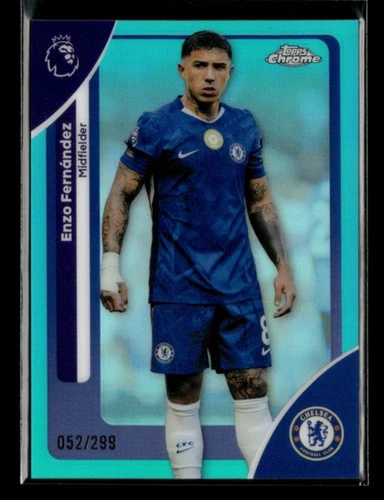 Enzo Fernández 2026 Topps Chrome Teal Refractor /299