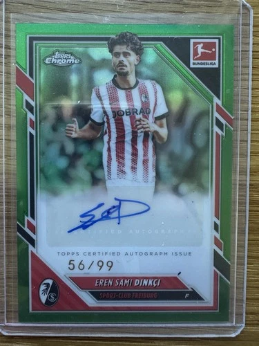 Eren Sami Dinkci 2025 Topps Bundesliga Chrome Green /99