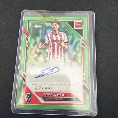 Eren Sami Dinkçi 2025 Topps Chrome Green /99