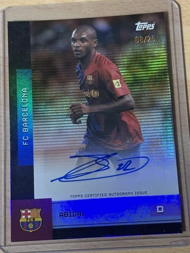 Eric Abidal 2025 Topps FC Barcelona Team Set 08/25