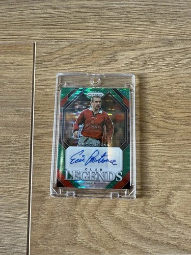 Eric Cantona 2023 Panini Prizm Green Pulsar