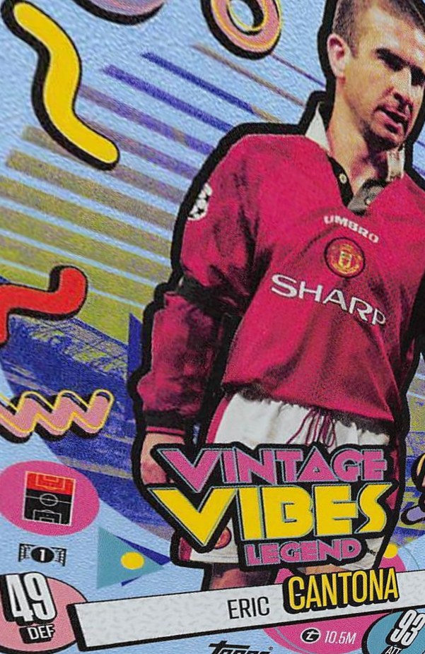 Eric Cantona 2024 Topps Match Attax UEFA Club Competitions