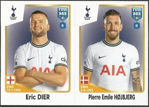 Eric Dier / Pierre-Emile Hojbjerg 2023 Panini FIFA 365