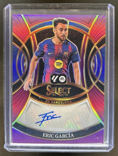 Eric García 2025 Panini Select Purple Prizm /49