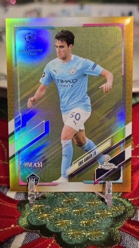 Eric Garcia 2021 Topps Chrome UCL Gold Refractor /50