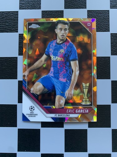 Eric Garcia 2021 Topps Chrome UCL Sapphire Orange /50