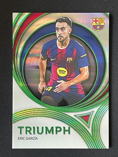 Eric Garcia 2025 Panini Futera FC Green 02/02