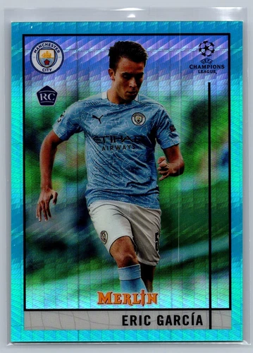 Eric Garcia 2020 Panini Merlin Chrome Aqua Prism