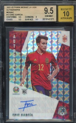 Eric Garcia 2021 Panini Mosaic Silver