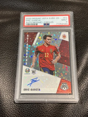 Eric Garcia 2021 Panini Mosaic UEFA Euro 2020 Prizm