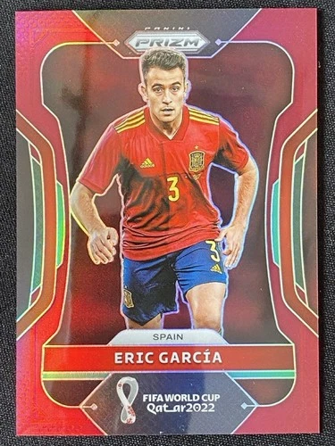 Eric Garcia 2022 Panini Prizm Copa Mundial de la FIFA Qatar Granate /22