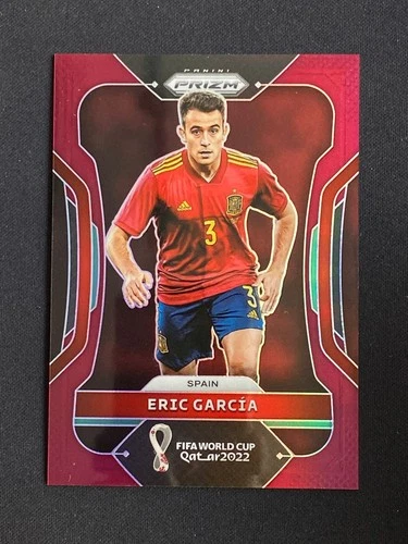 Eric Garcia 2022 Panini Prizm FIFA World Cup Qatar Maroon Prizm /22