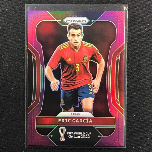 Eric Garcia 2022 Panini Prizm FIFA World Cup Qatar Purple 123/199