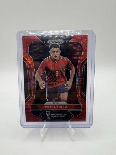 Eric Garcia 2022 Panini Prizm World Cup Red Mojo Prizm /99