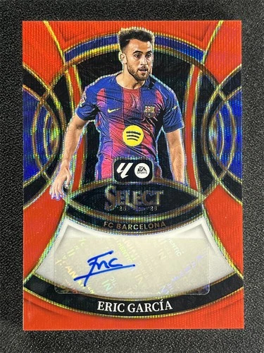 Eric Garcia 2025 Panini Select Red Wave Prizm