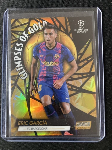 Eric Garcia 2021 Topps Stadium Club Chrome Gold Refractor 17/50