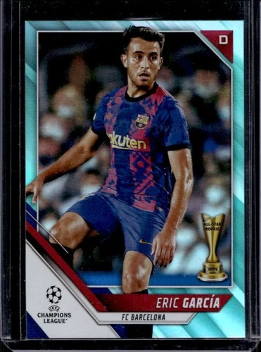 Eric Garcia 2021 Topps UEFA Aqua /299