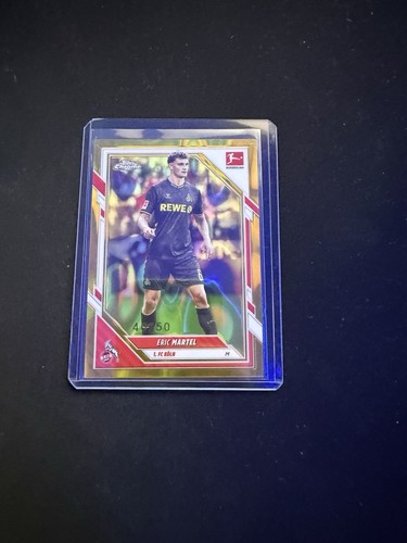 Eric Martel 2025 Topps Chrome Gold Wave /50