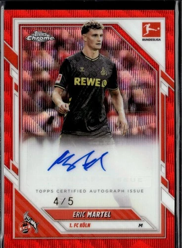 Eric Martel 2025 Topps Chrome Red Wave /5