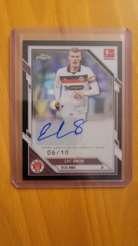 Eric Smith 2025 Topps Bundesliga Chrome Black /10
