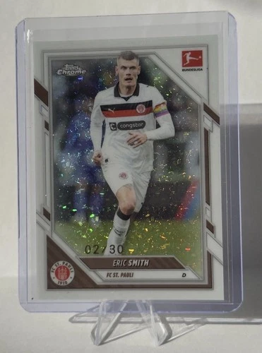 Eric Smith 2025 Topps Chrome Bundesliga Rainbow Foil /30