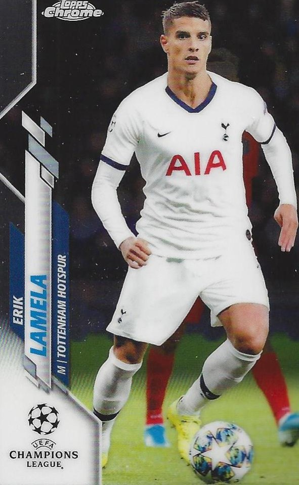 Erik Lamela 2019 Topps Chrome UCC 39