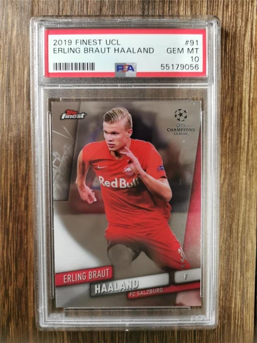 Erling Braut Haaland 2019 Topps Finest Sapphire