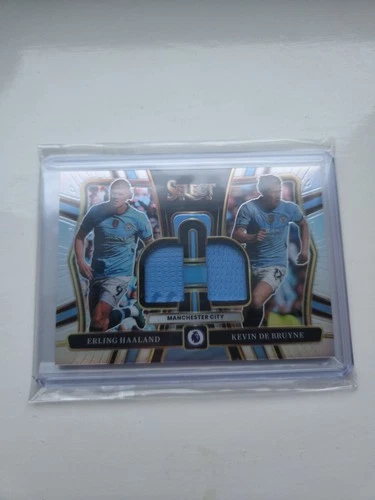 Erling Haaland and Kevin De Bruyne 2024 Panini Select