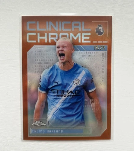 Erling Haaland 2025 Topps Chrome 18/25