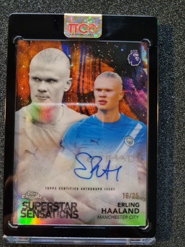 Erling Haaland 2025 Topps Chrome /25