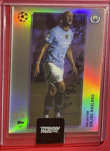 Erling Haaland 2024 Topps Chrome /25