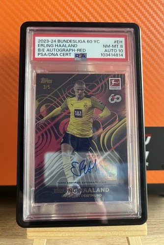Erling Haaland 2023 Topps Chrome 3/5