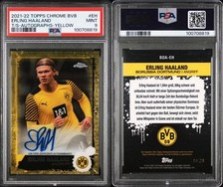 Erling Haaland 2021 Topps Chrome 42/75