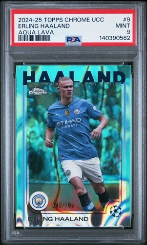 Erling Haaland 2024 Topps Chrome 46/199