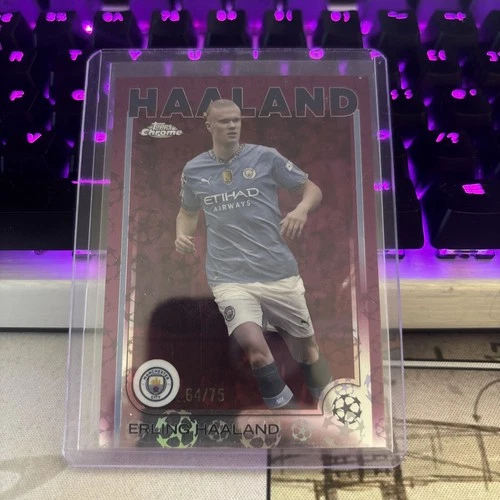 Erling Haaland 2024 Topps Chrome /75