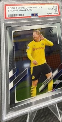 Erling Haaland 2020 Topps Chrome