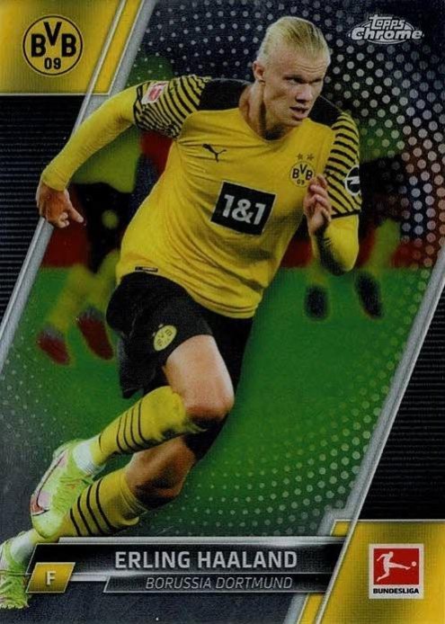 Erling Haaland 2021 Topps Chrome Bundesliga 30