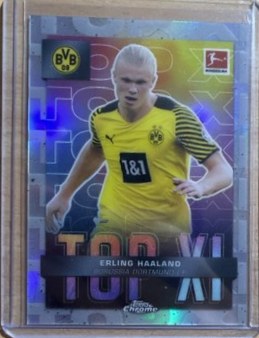 Erling Haaland 2021 Topps Chrome Bundesliga