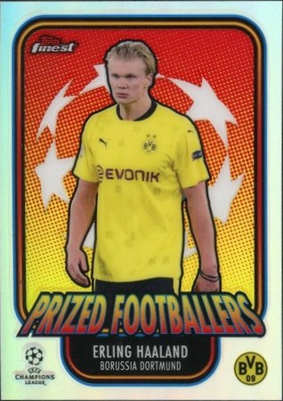 Erling Haaland 2021 Topps Chrome Bundesliga Refractor