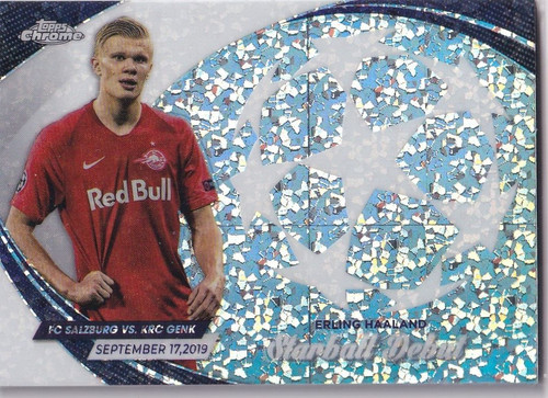Erling Haaland 2023 Topps Chrome Champions League SD-3