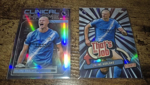 Erling Haaland 2026 Topps Chrome Clinical Chrome