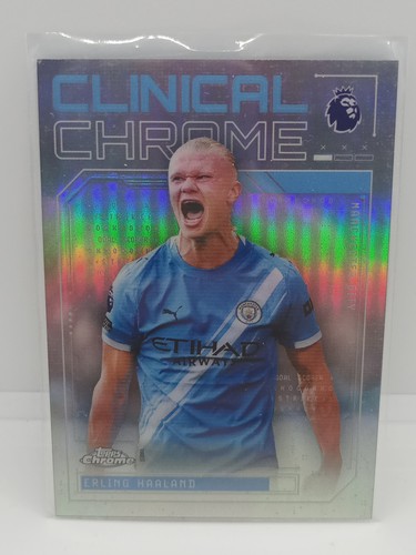 Erling Haaland 2025 Topps Chrome Clinical Chrome /50