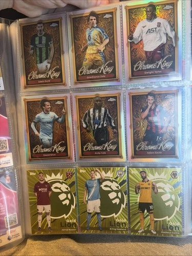 Erling Haaland 2025 Topps Chrome Gold